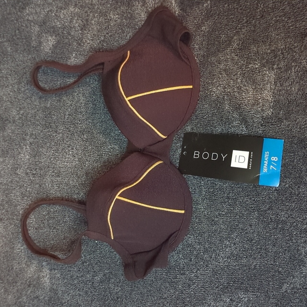 Body I.D. bikini top brown gold